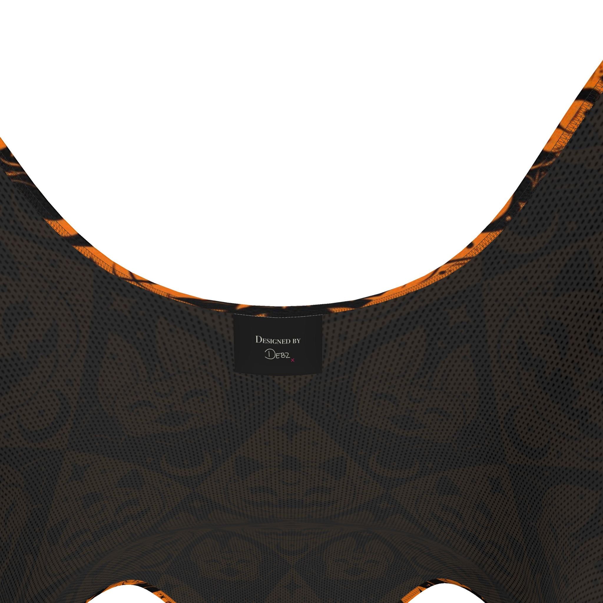 One-Piece Swimsuit | Halloween Pumpkins, Cats and Bats | Recycled Lycra Option