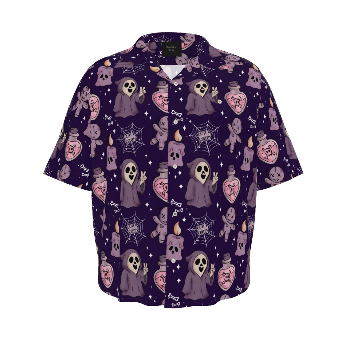 Men's luxury button-up Hex Appeal Revere shirt by Contrado, featuring a stylish design and tailored fit.