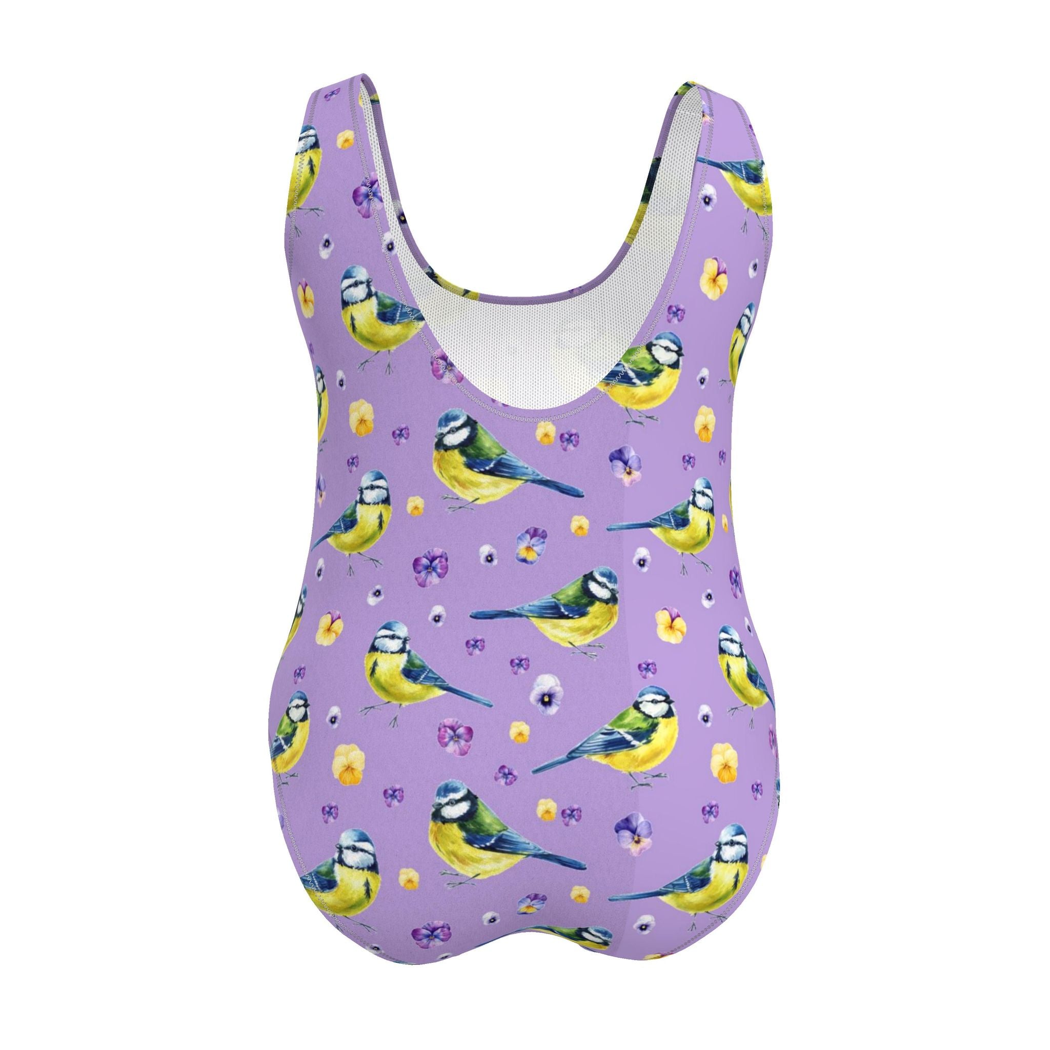 Swimsuit | Bluetits on Lilac