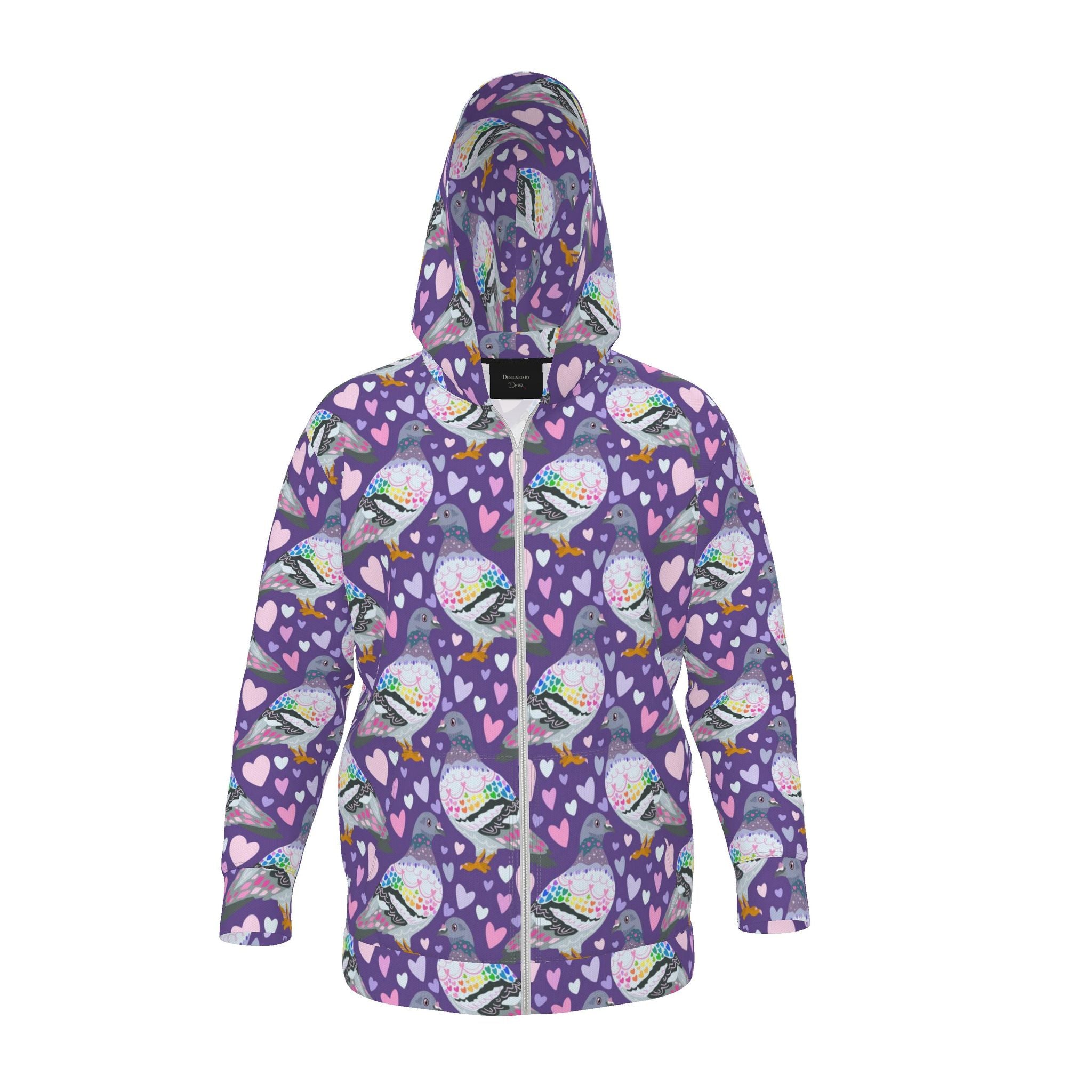Pigeon Love Hoodie | UK Made | Customise your own!