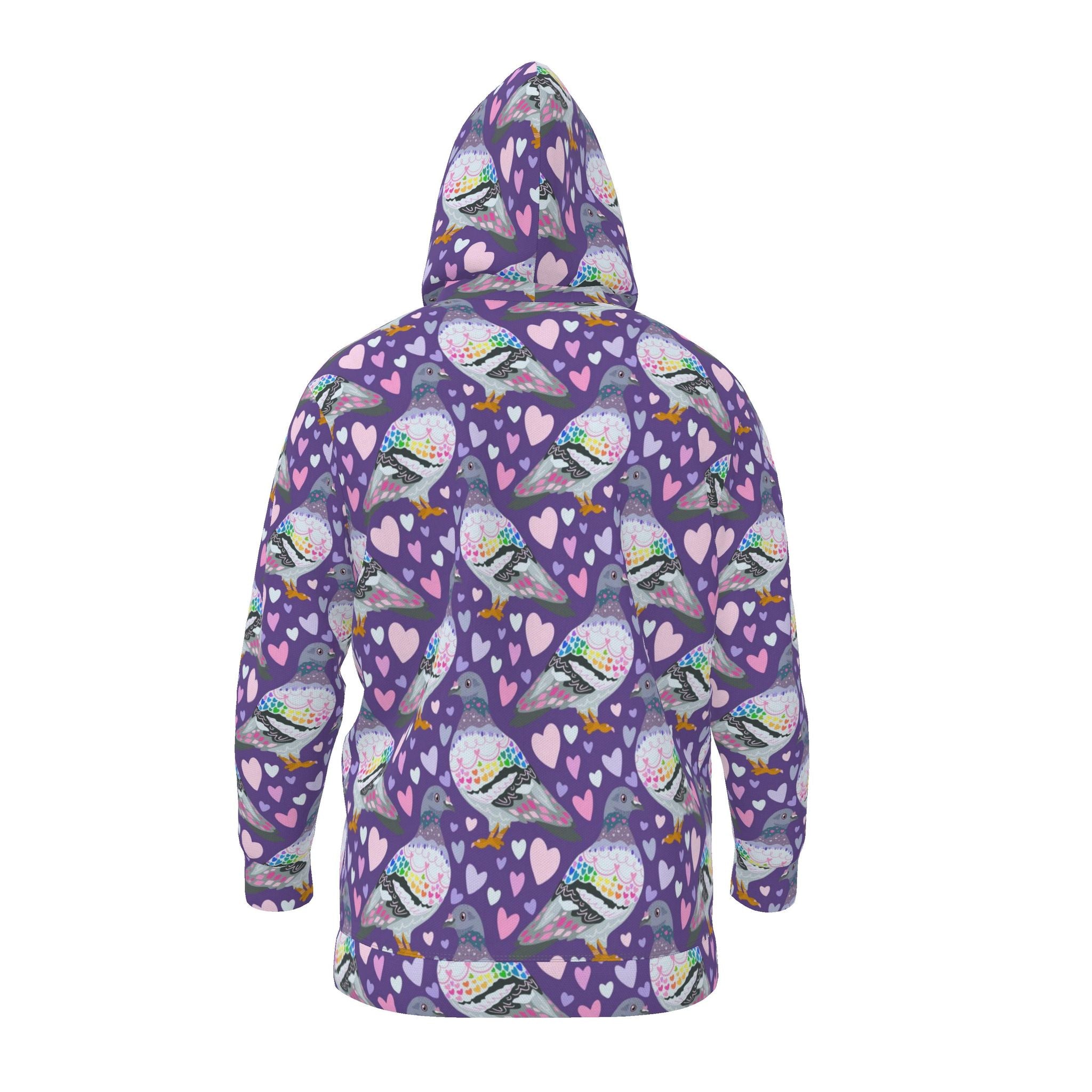 Pigeon Love Hoodie | UK Made | Customise your own!
