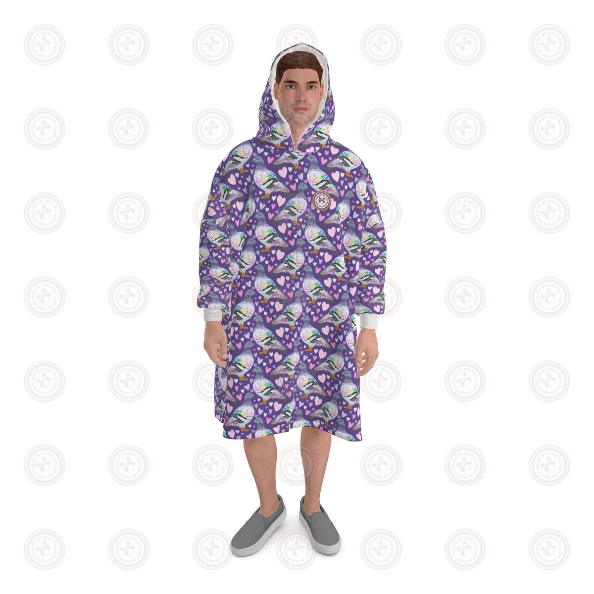Pigeon Love Waterproof Dry Changing Robe