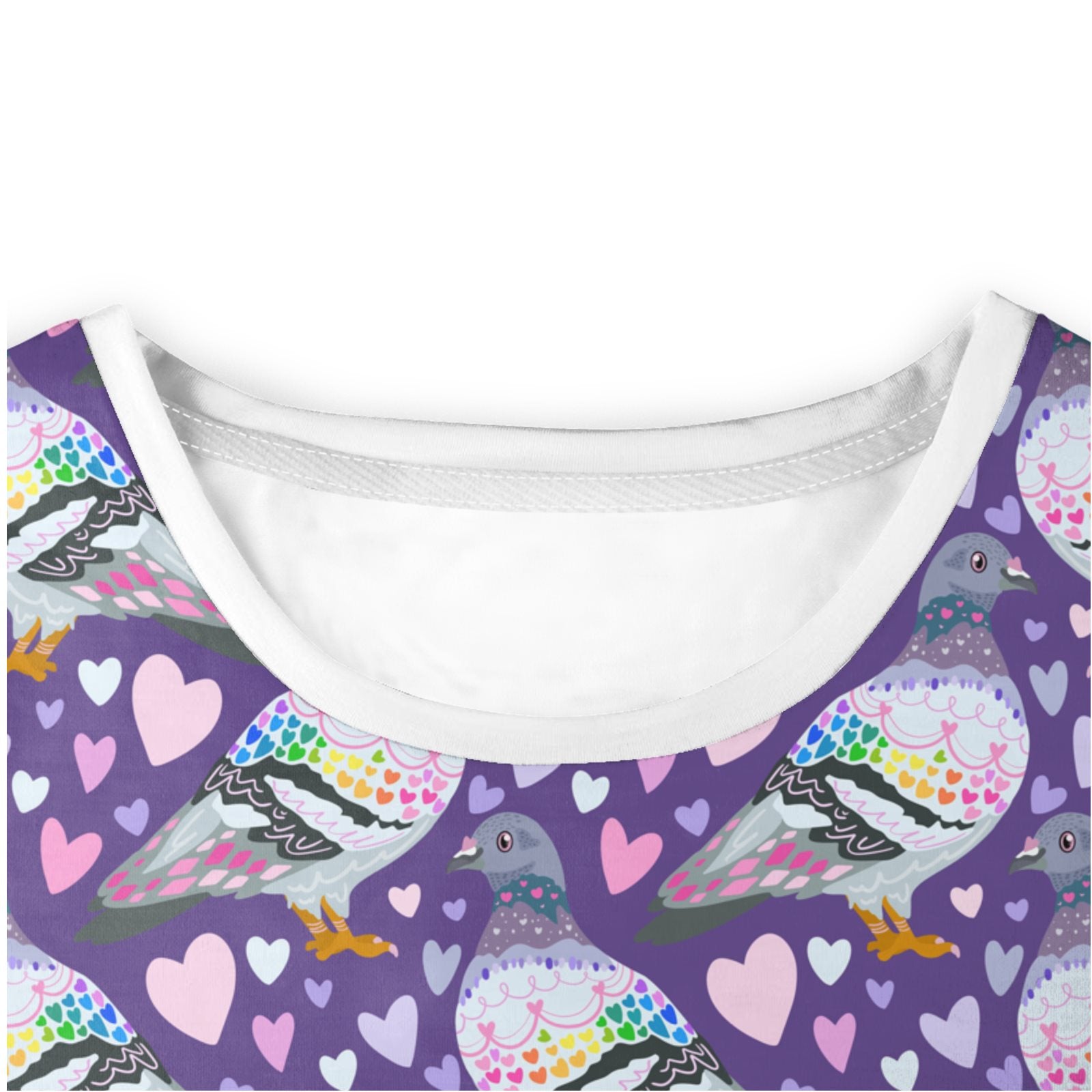 Rainbow Pigeon Love | Pyjama Set | Long Sleeve Top and Bottoms