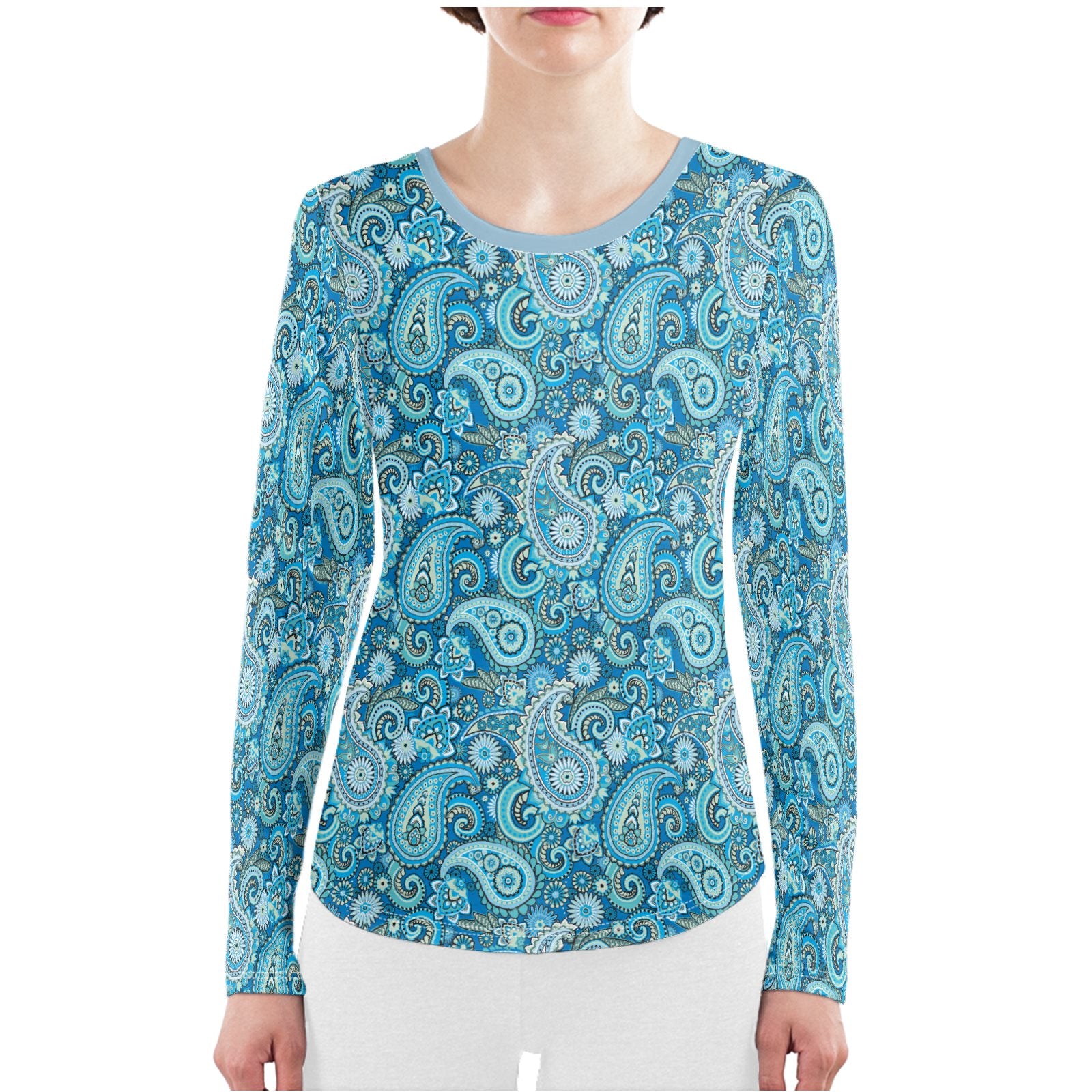 Blue Paisley Handmade Pyjama Set