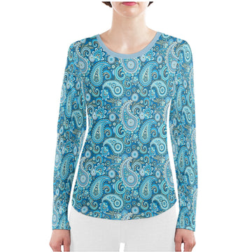 Blue Paisley Handmade Pyjama Set
