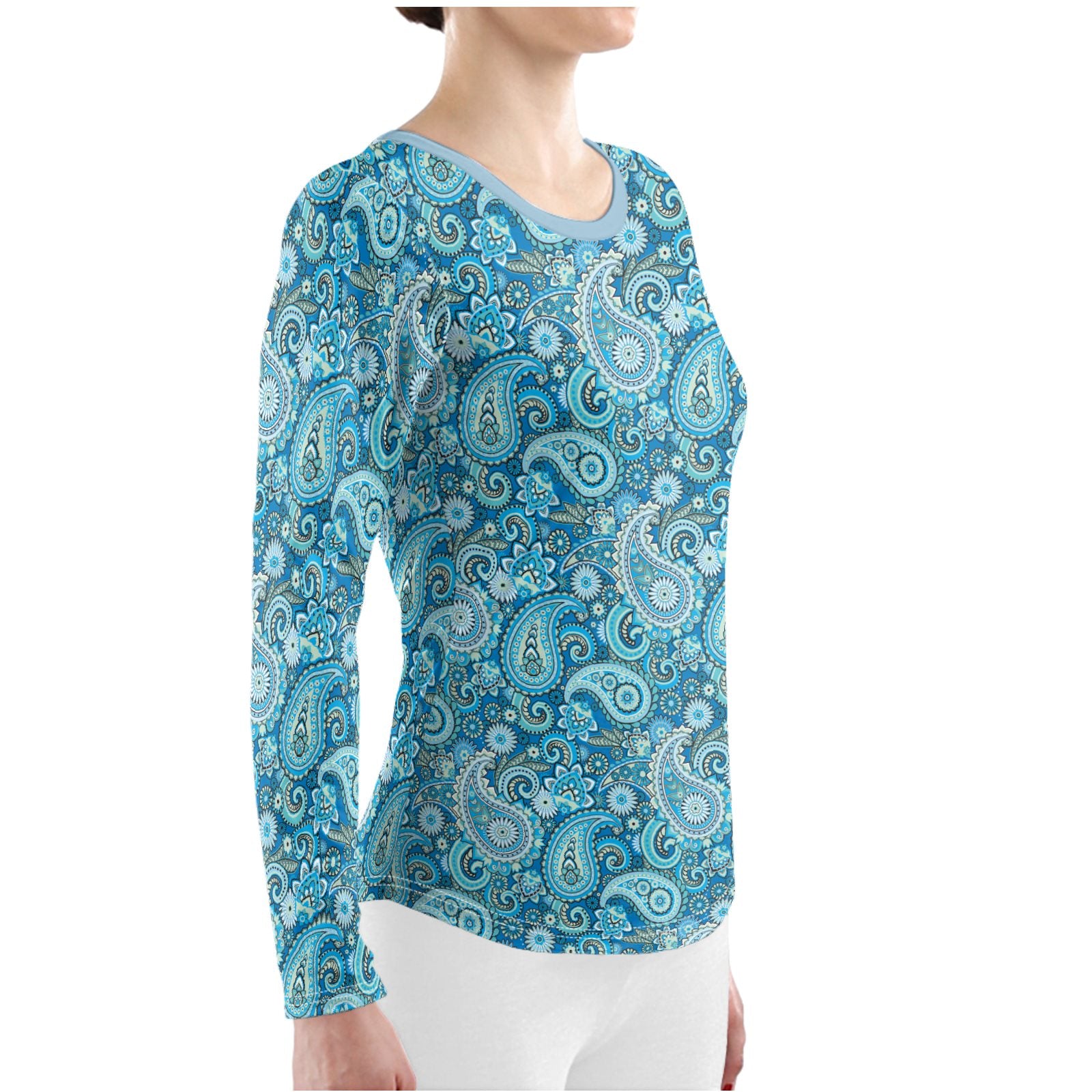 Blue Paisley Handmade Pyjama Set