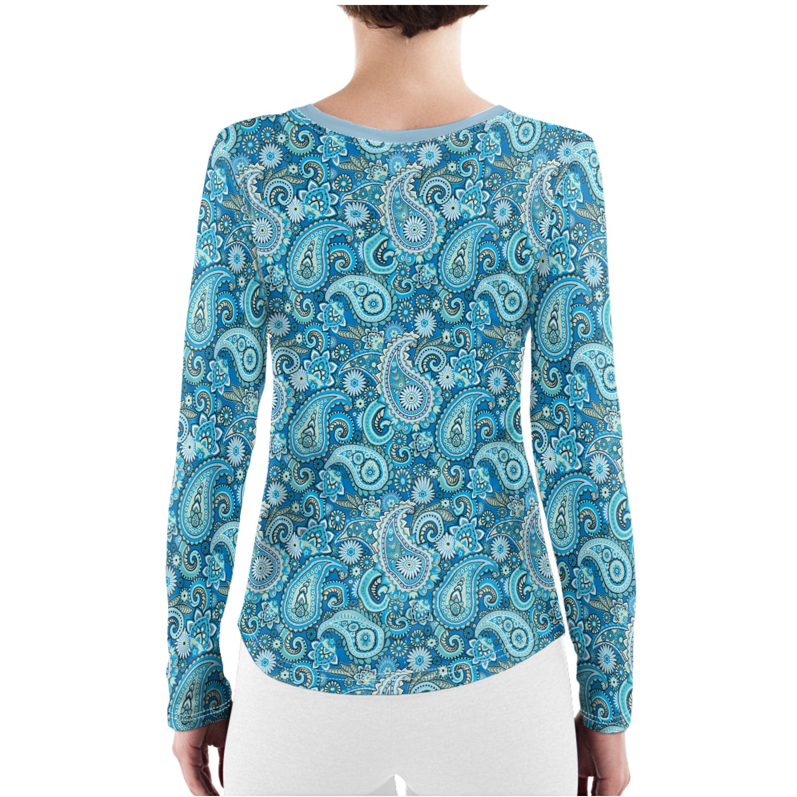 Blue Paisley Handmade Pyjama Set