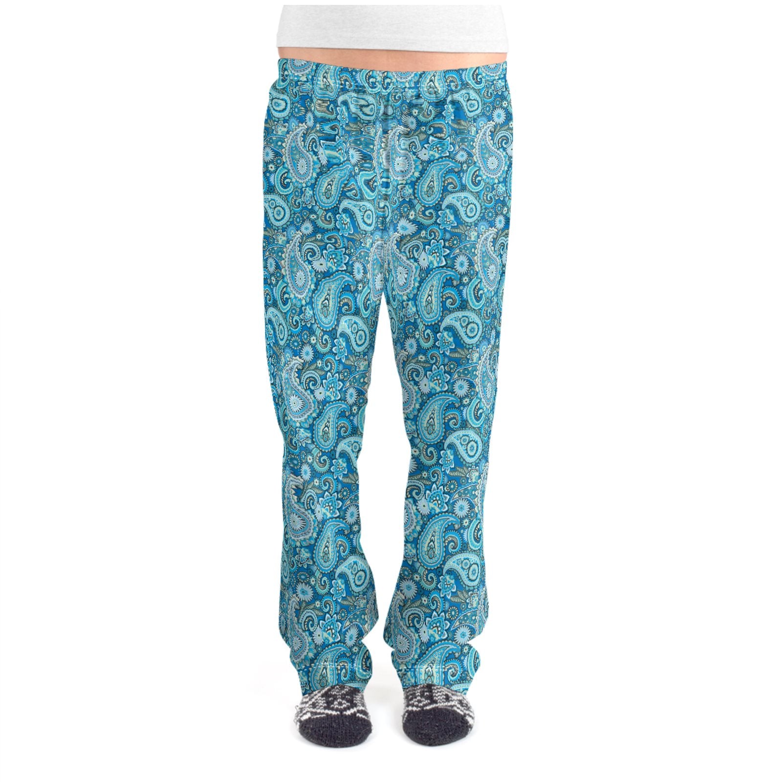 Blue Paisley Handmade Pyjama Set