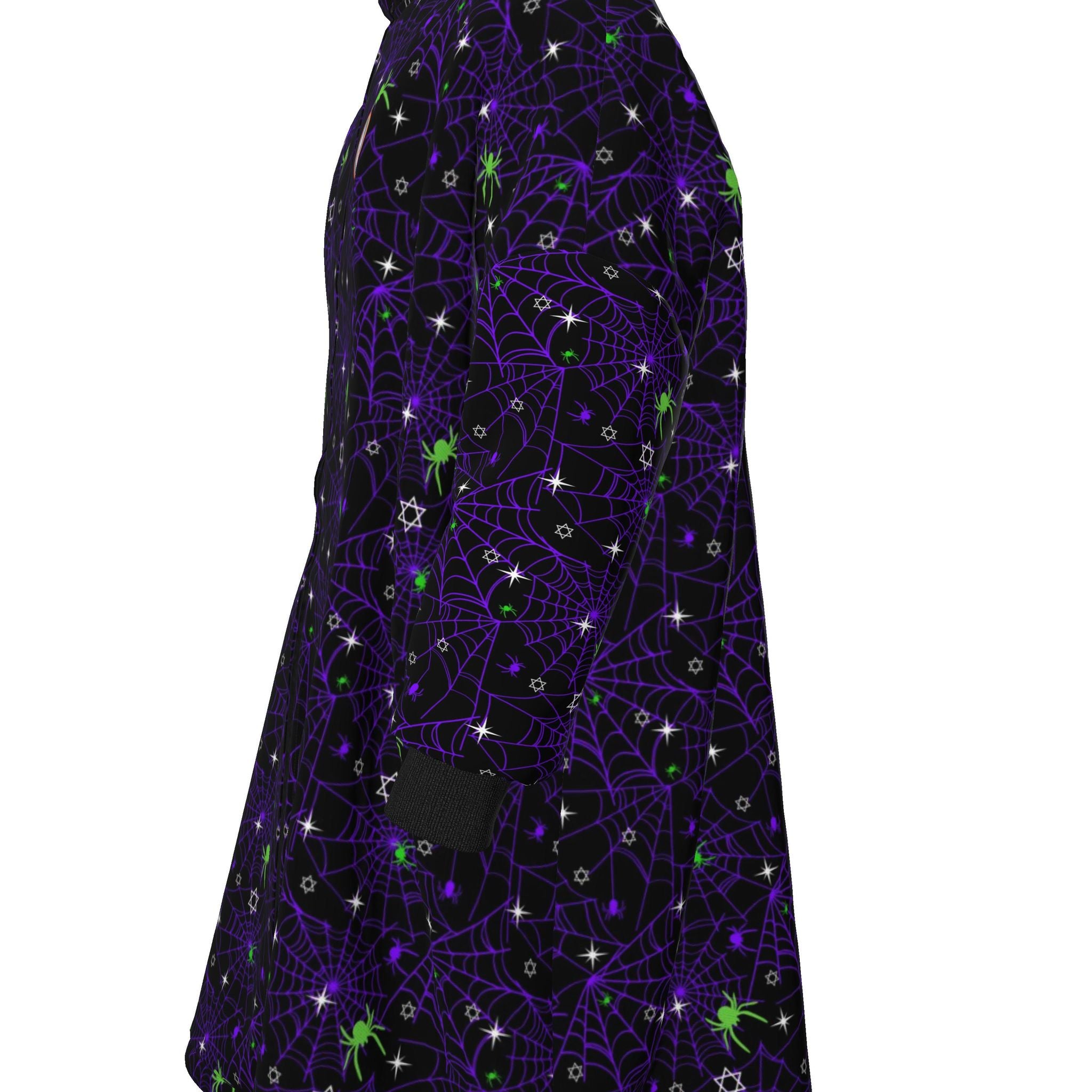 Halloween Spiders and Webs Waterproof Changing Drying Robe