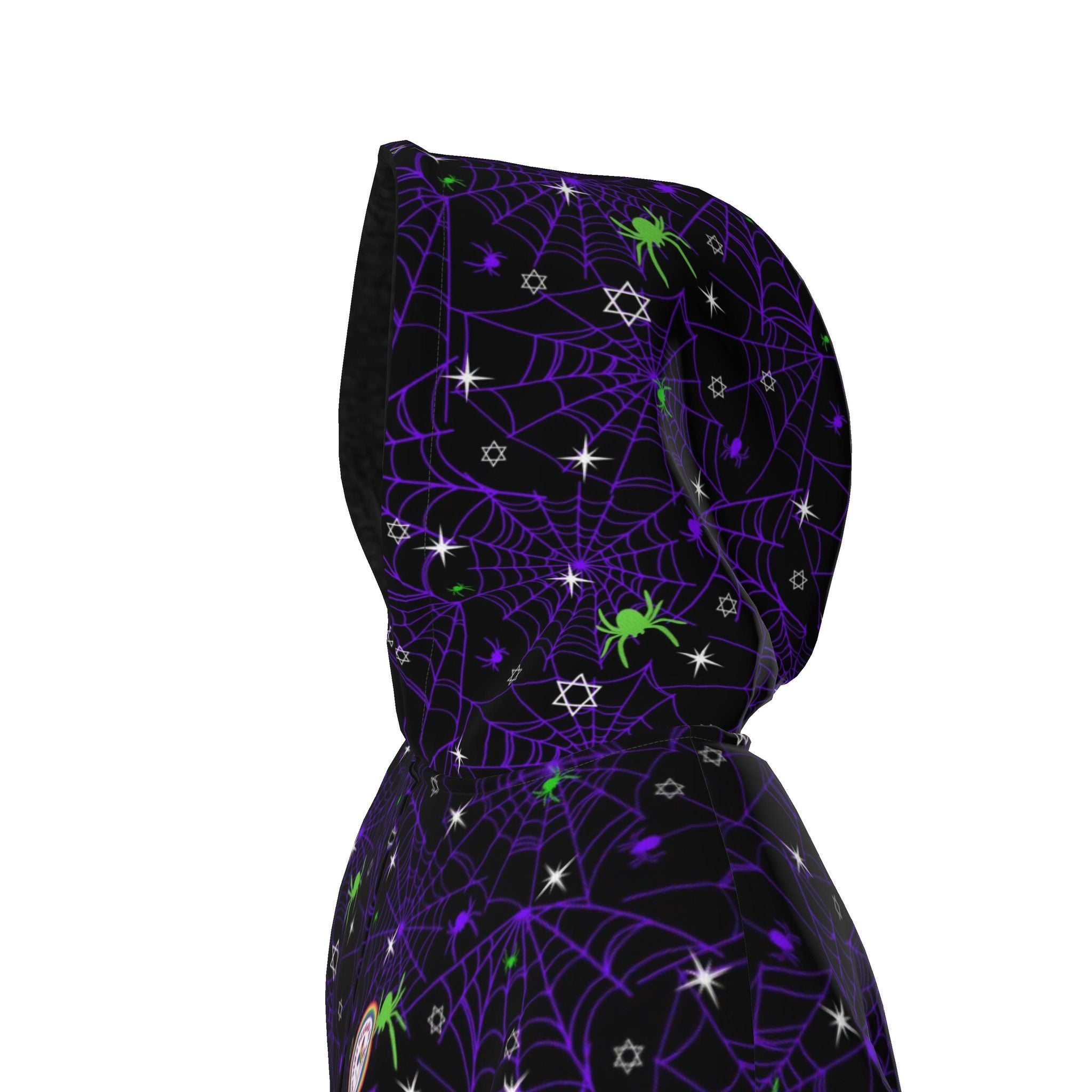 Halloween Spiders and Webs Waterproof Changing Drying Robe