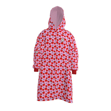 Strawberry Delight Waterproof Changing Drying Robe