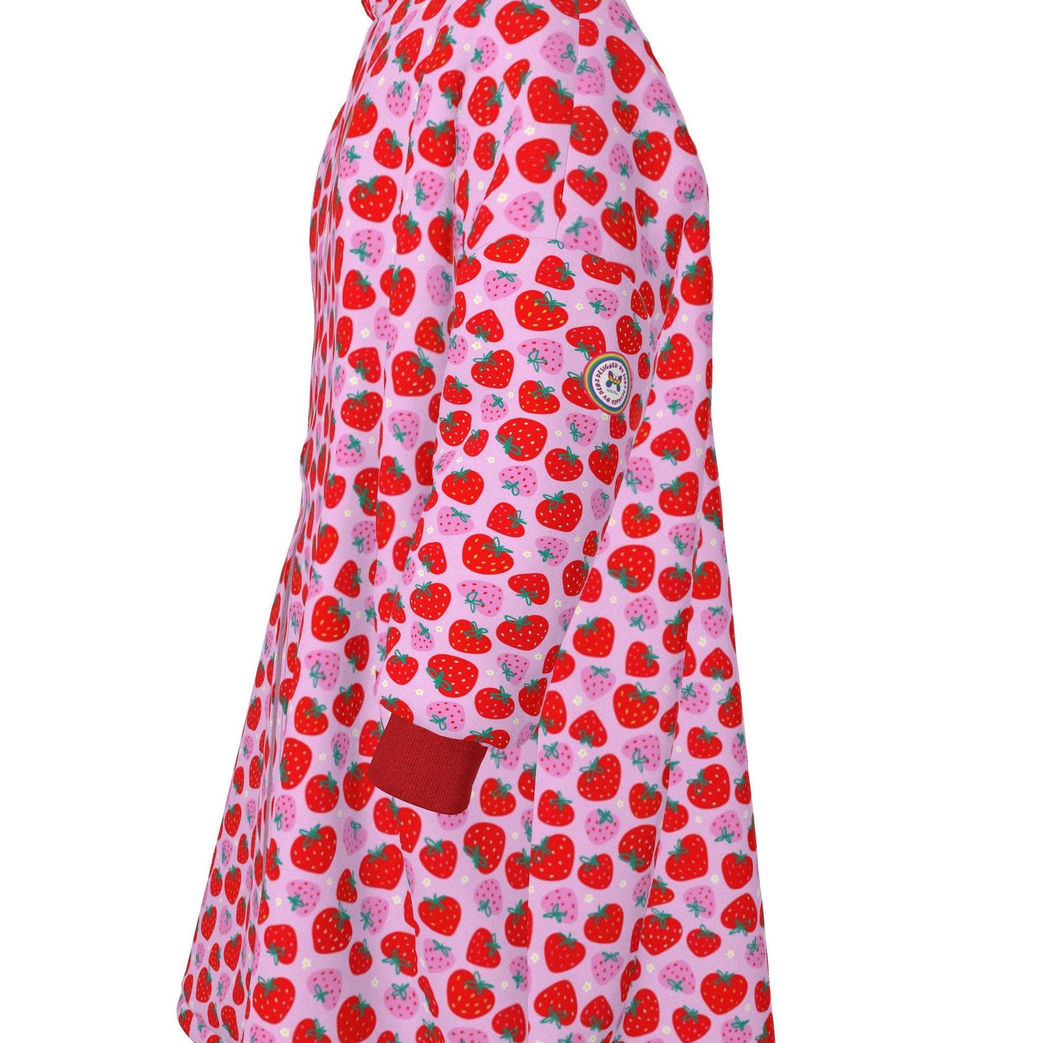 Strawberry Delight Waterproof Changing Drying Robe