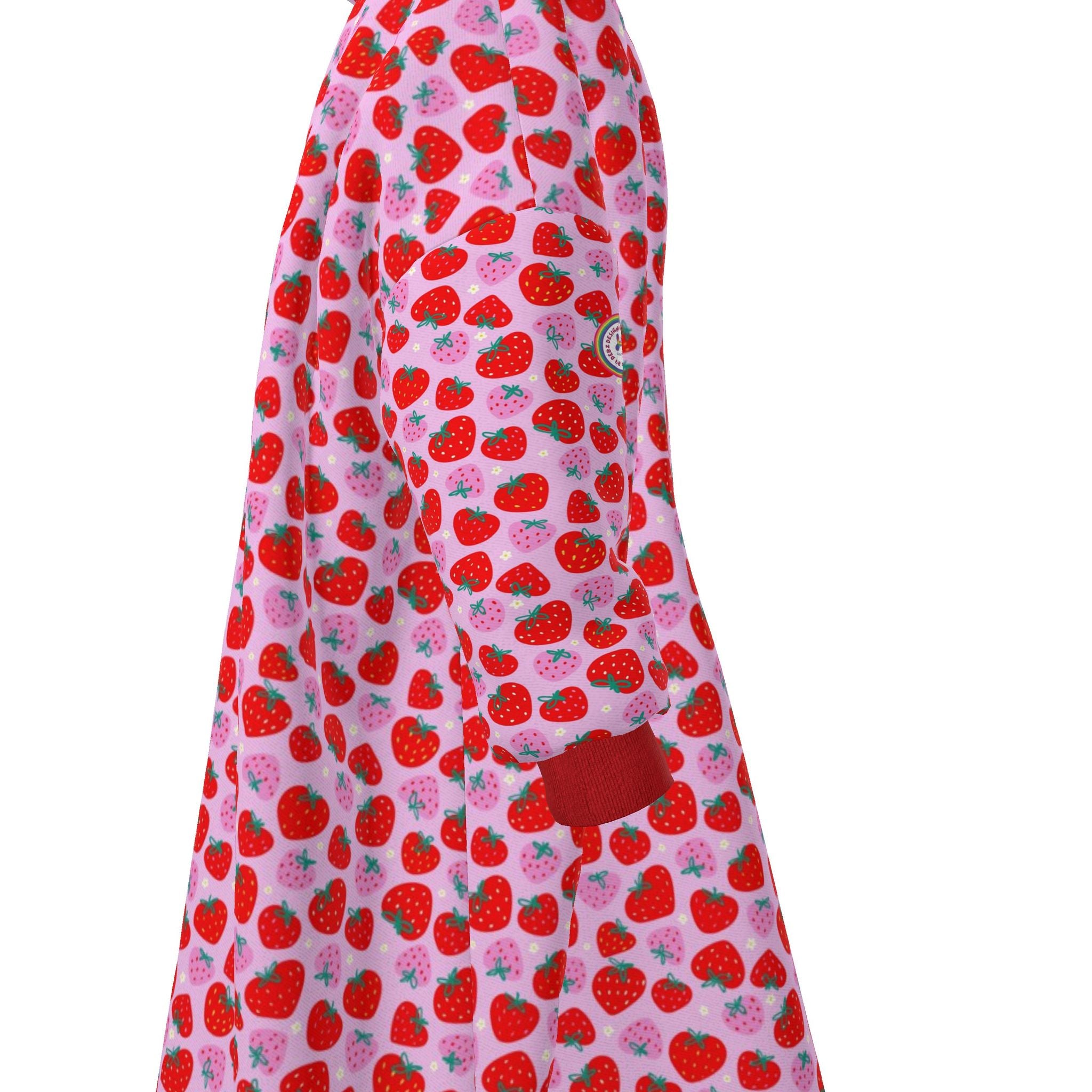 Strawberry Delight Waterproof Changing Drying Robe