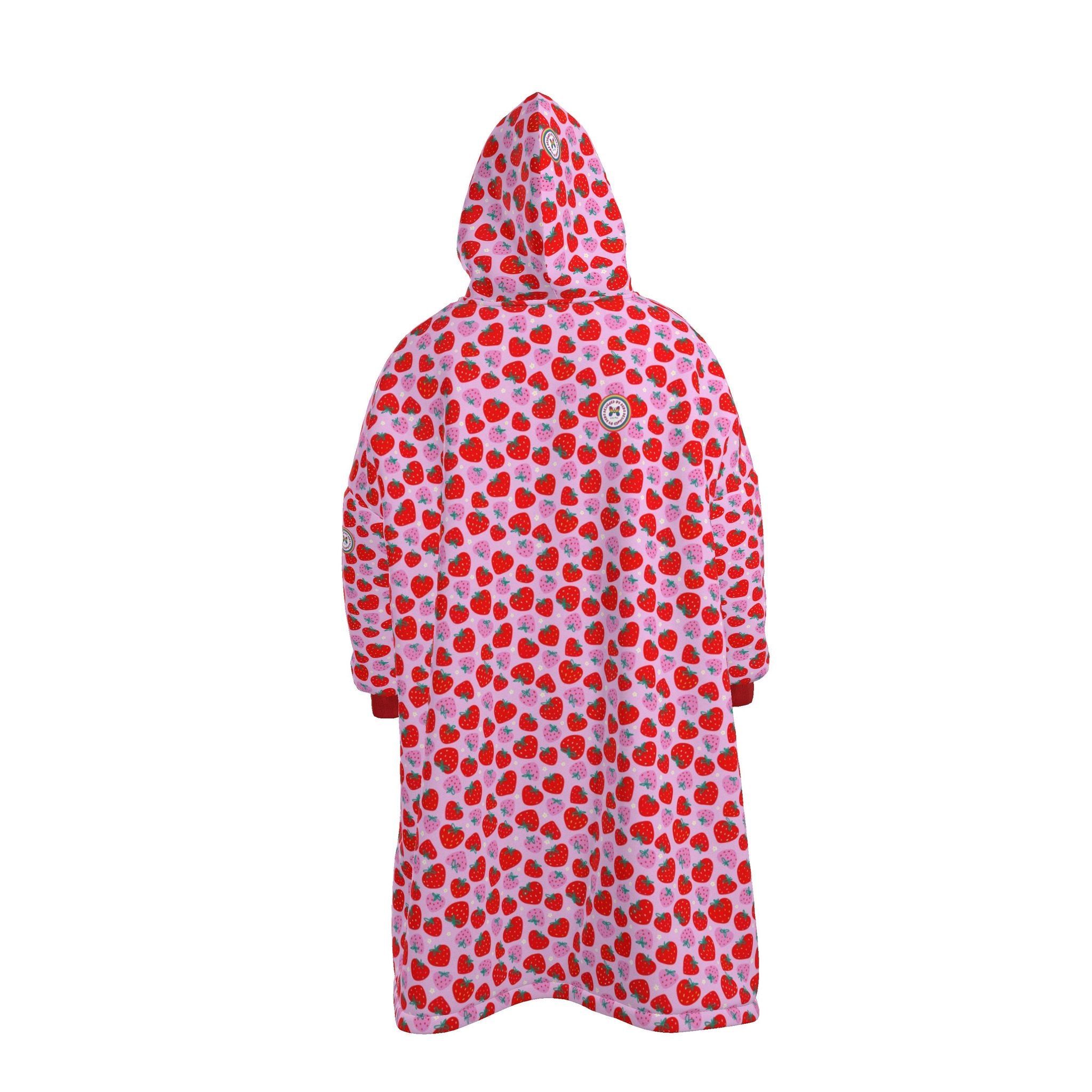 Strawberry Delight Waterproof Changing Drying Robe