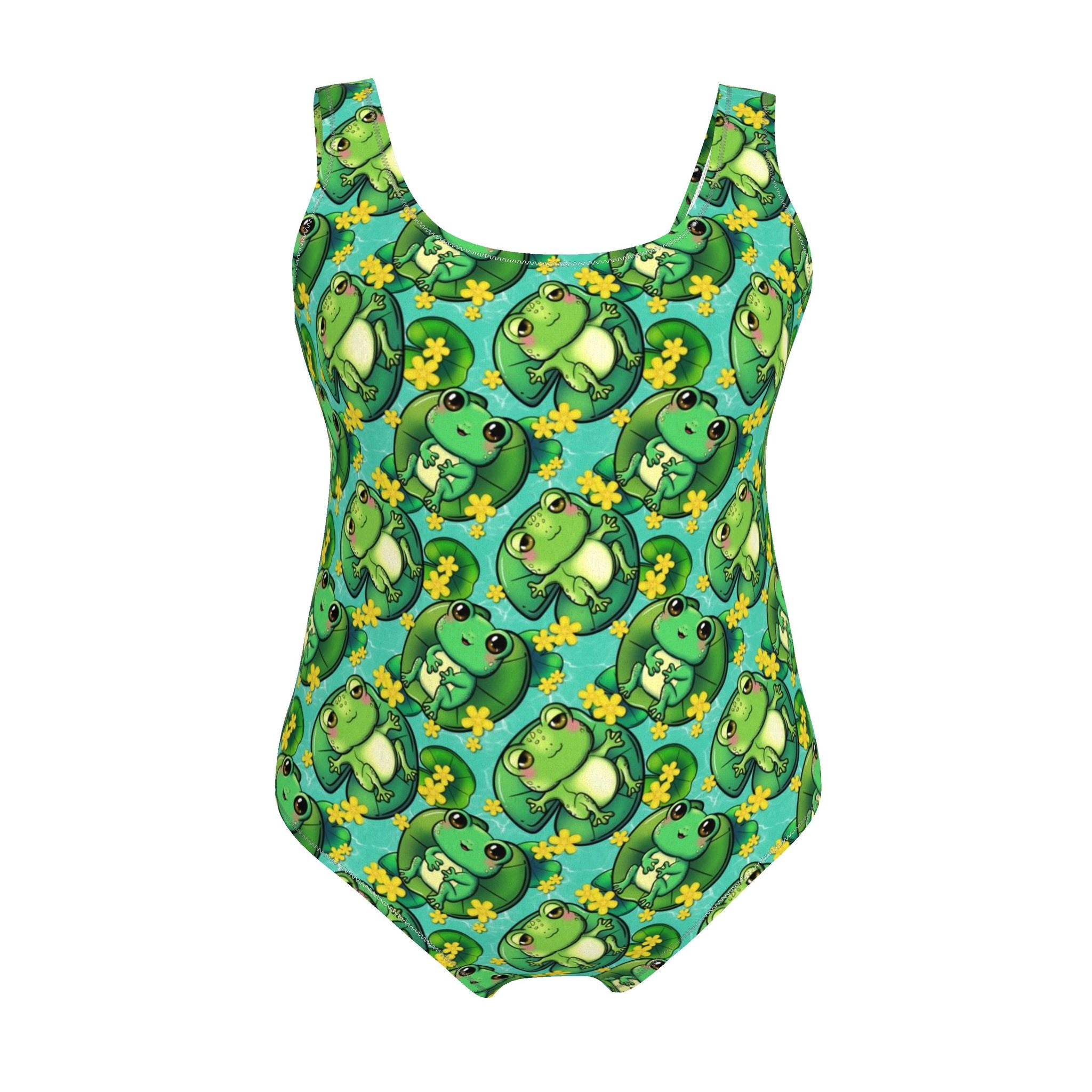 Happy Frogs on Lily Pads | Swimsuit | UK Made