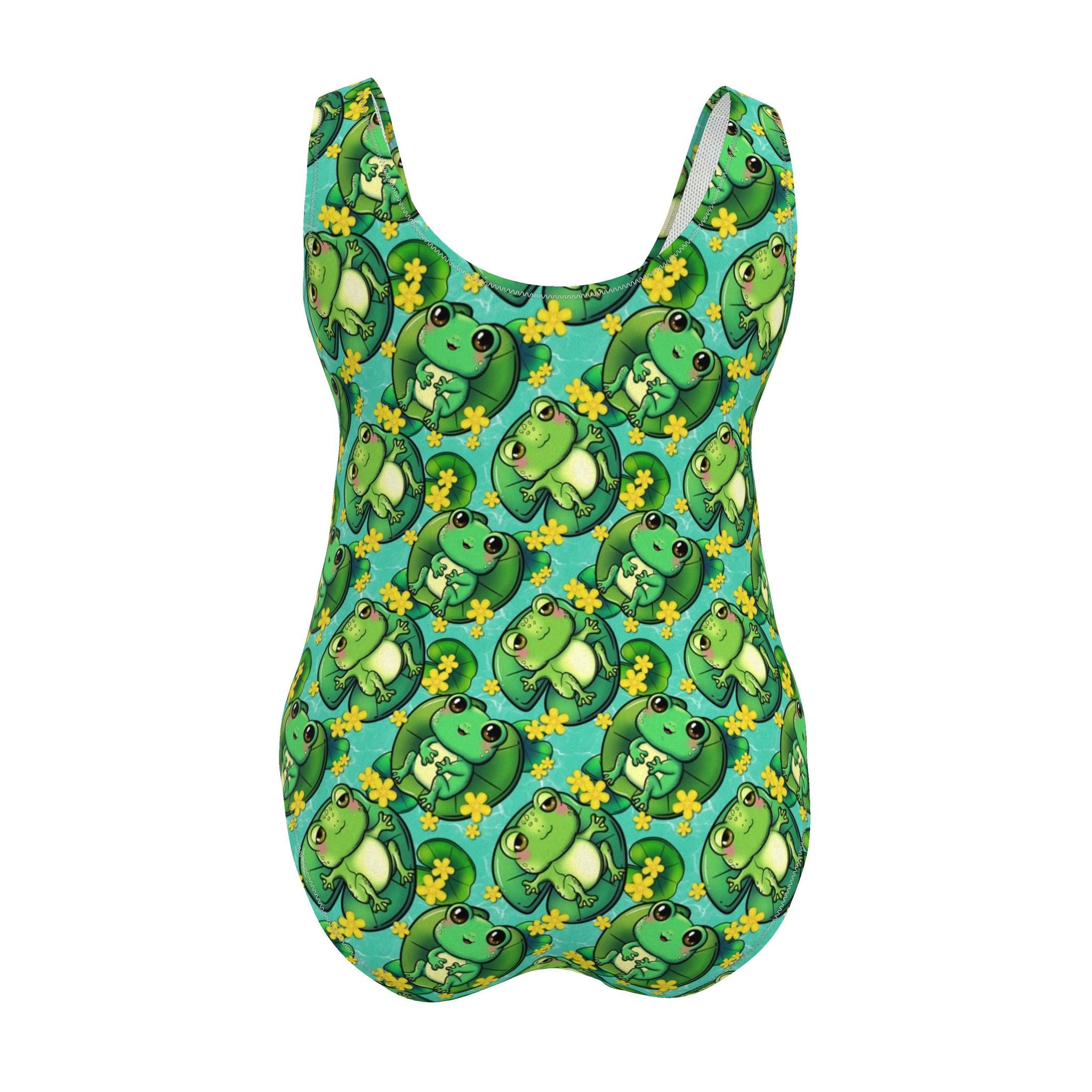Happy Frogs on Lily Pads | Swimsuit | UK Made