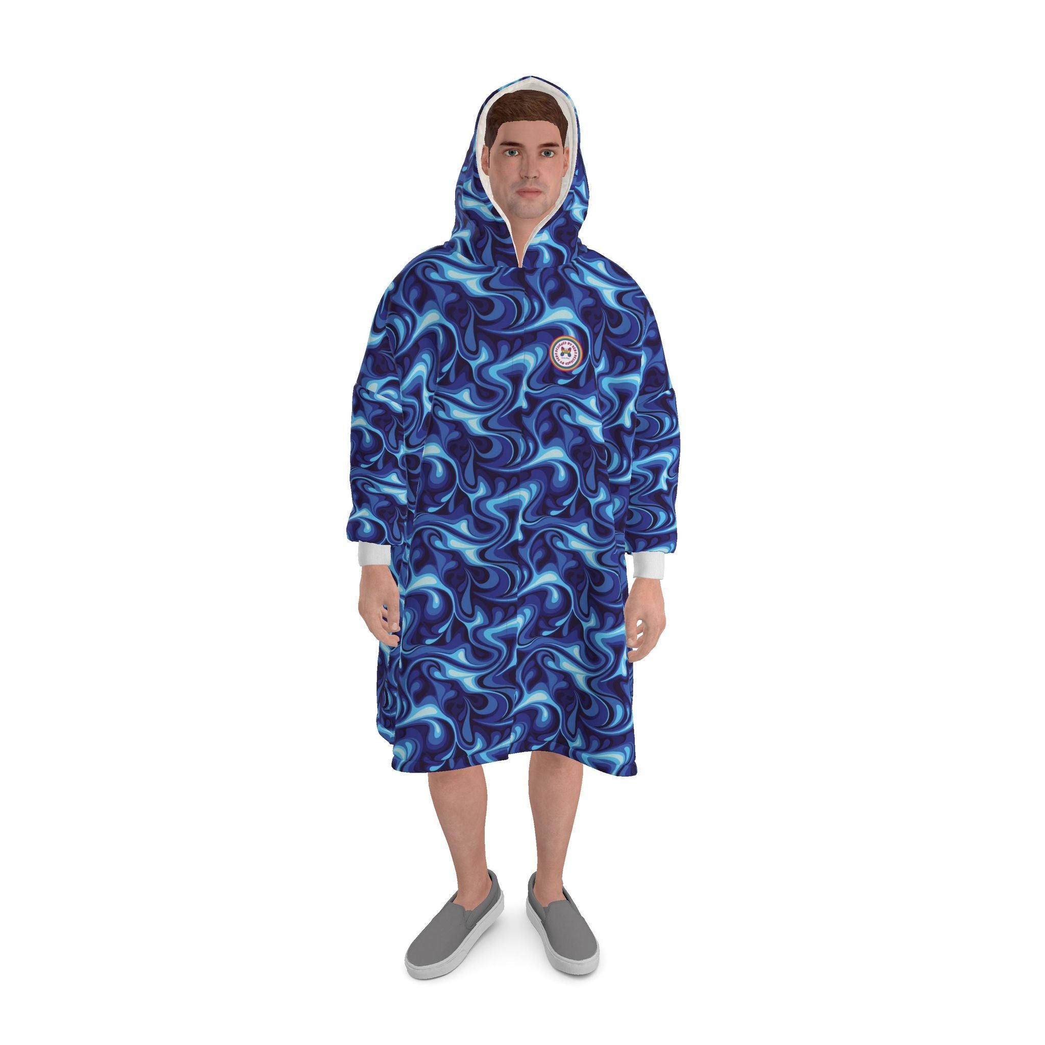 Wavey Waves | Waterproof Changing Robe | UK Made