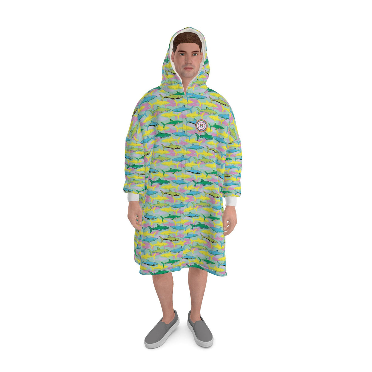 Camouflage Shark Waterproof Changing Drying Robe | Customise your own