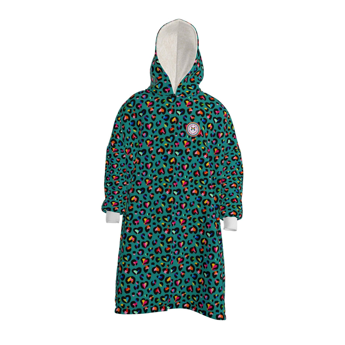 Leopard Love Waterproof Changing Drying Robe | Customise your own