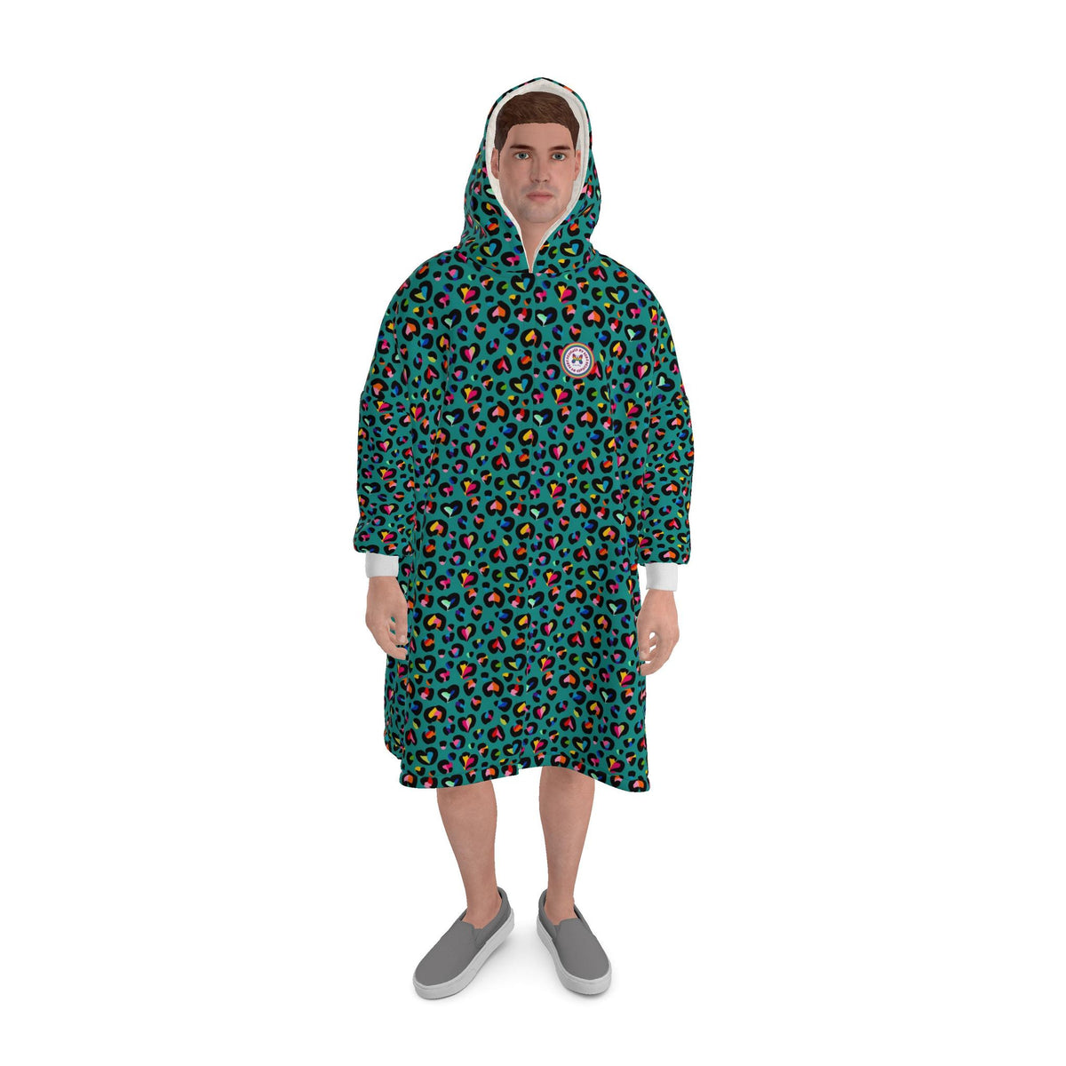 Leopard Love Waterproof Changing Drying Robe | Customise your own