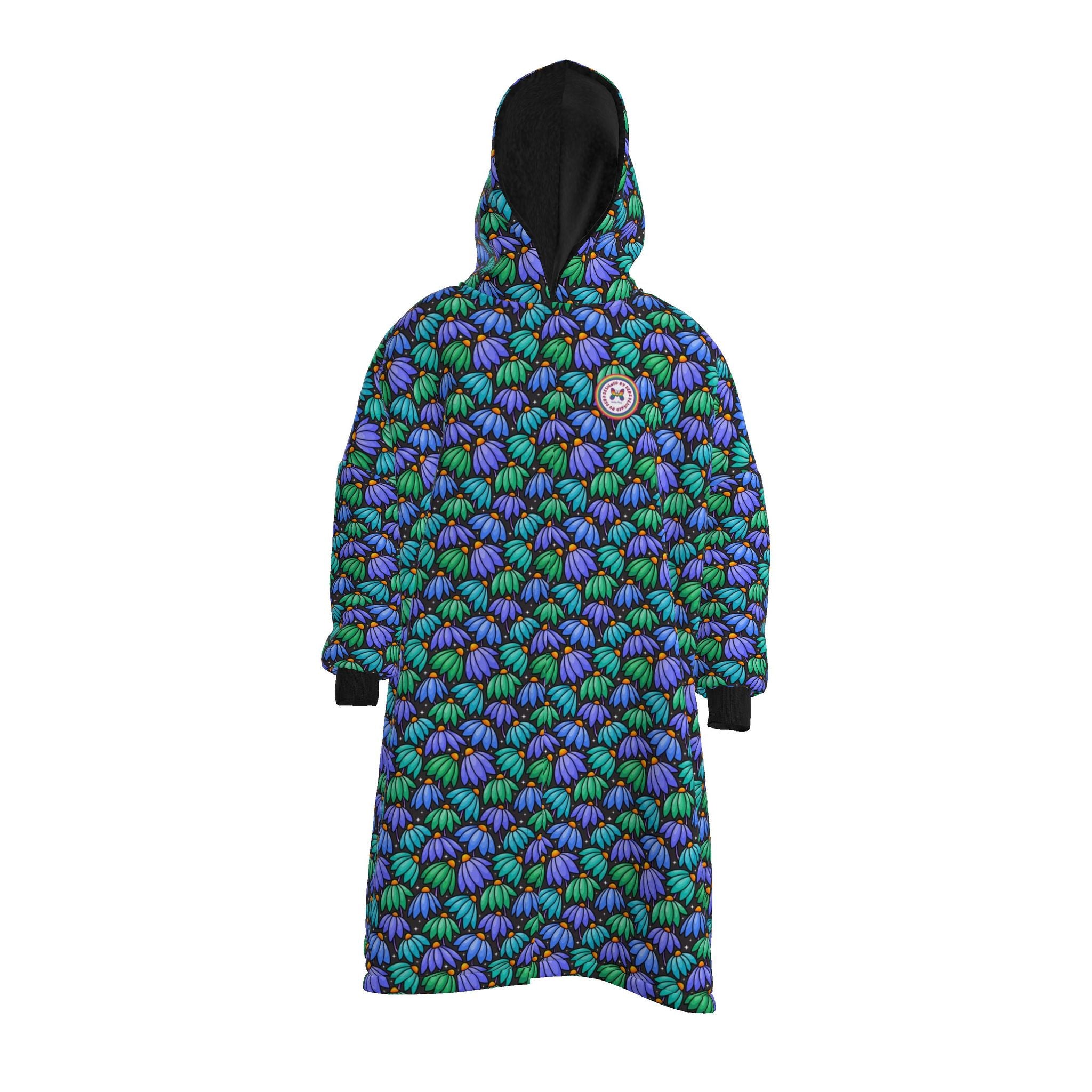 Floppy Flowers Waterproof Dry Changing Robe