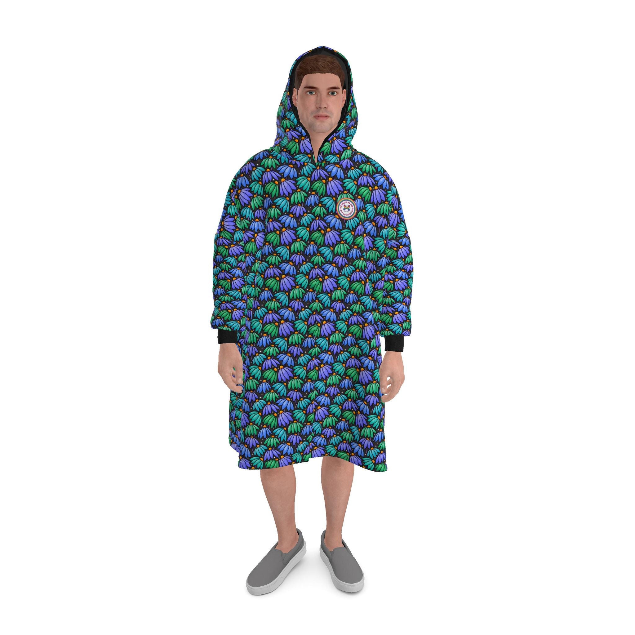 Floppy Flowers Waterproof Dry Changing Robe