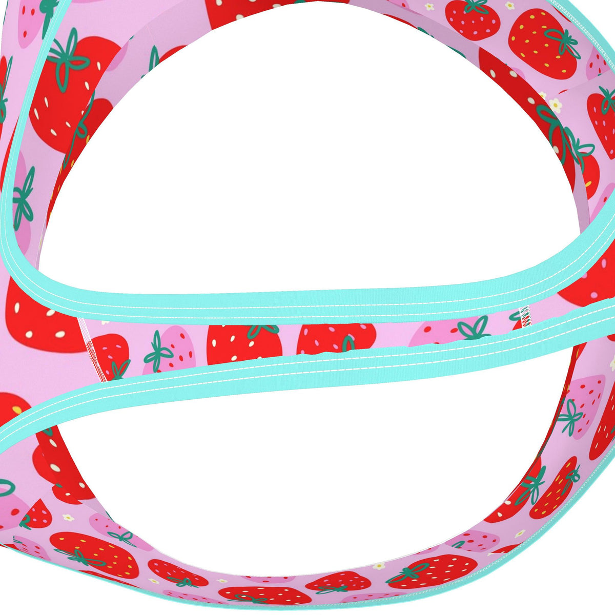 Scrummy Strawberries Sports Bra | 2XS-7XL