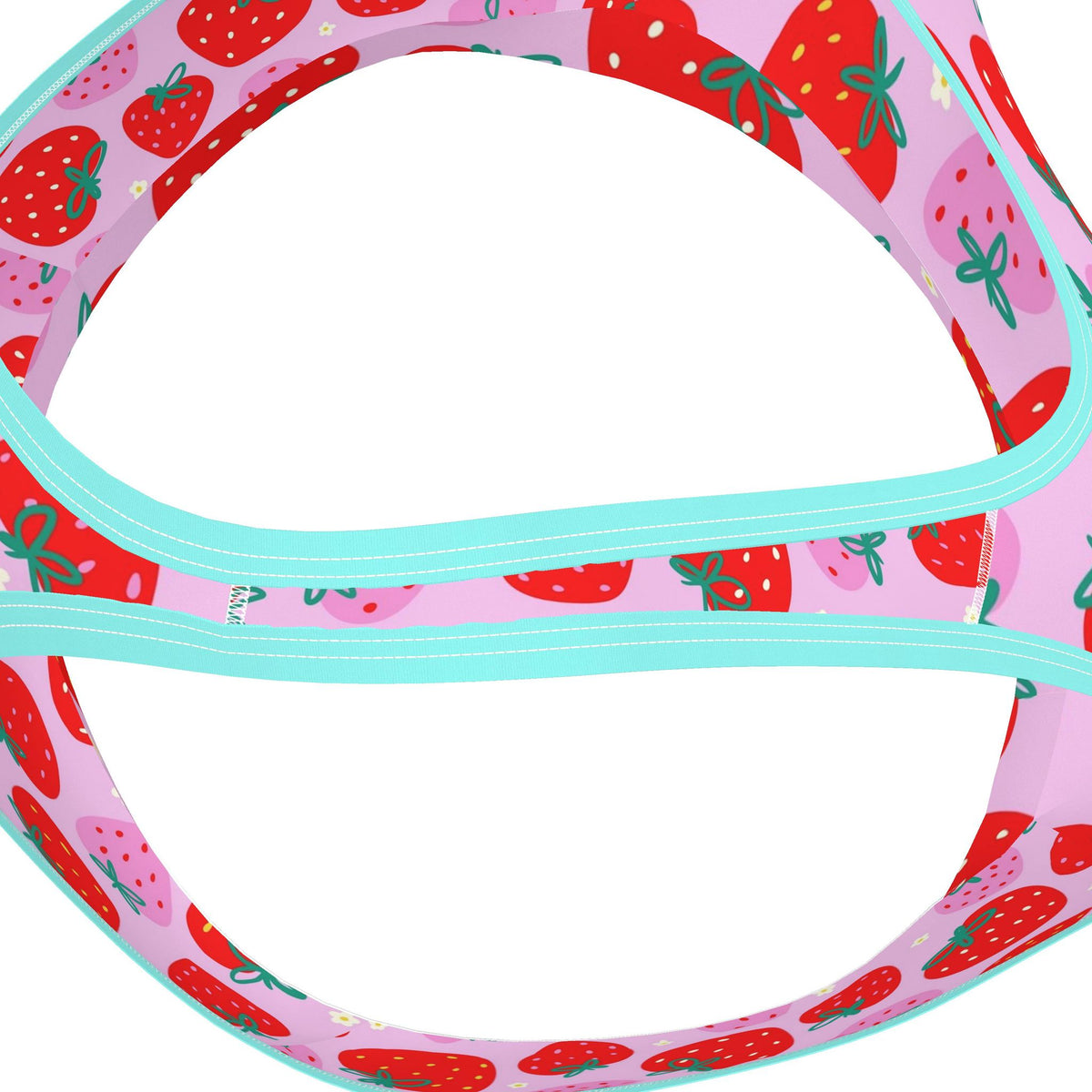 Scrummy Strawberries Sports Bra | 2XS-7XL
