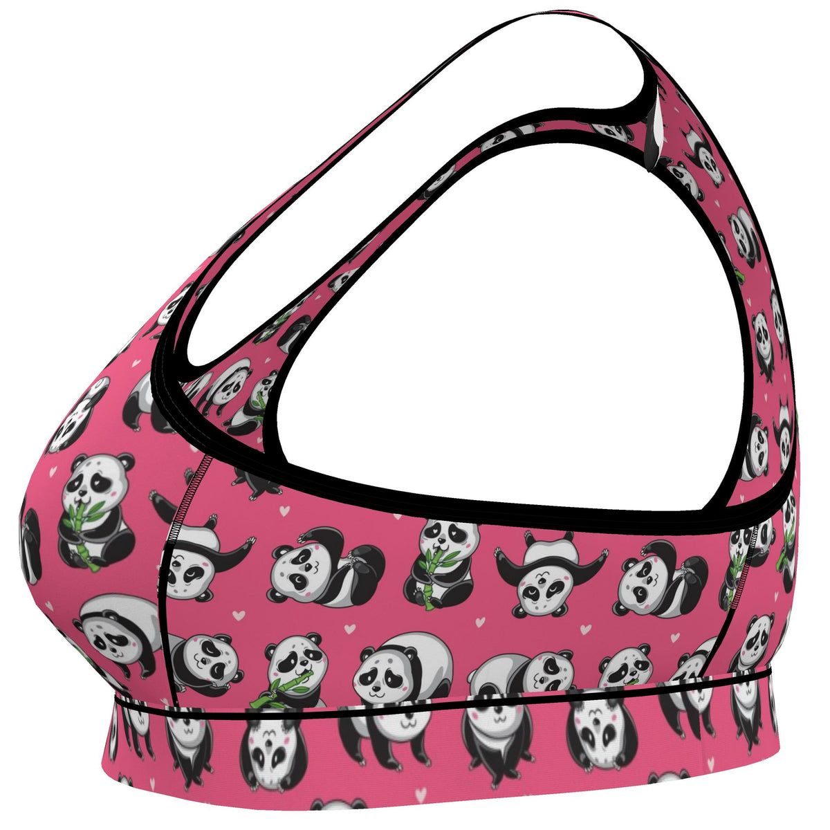 Silly Pandas Sports Bra | 2XS-7XL