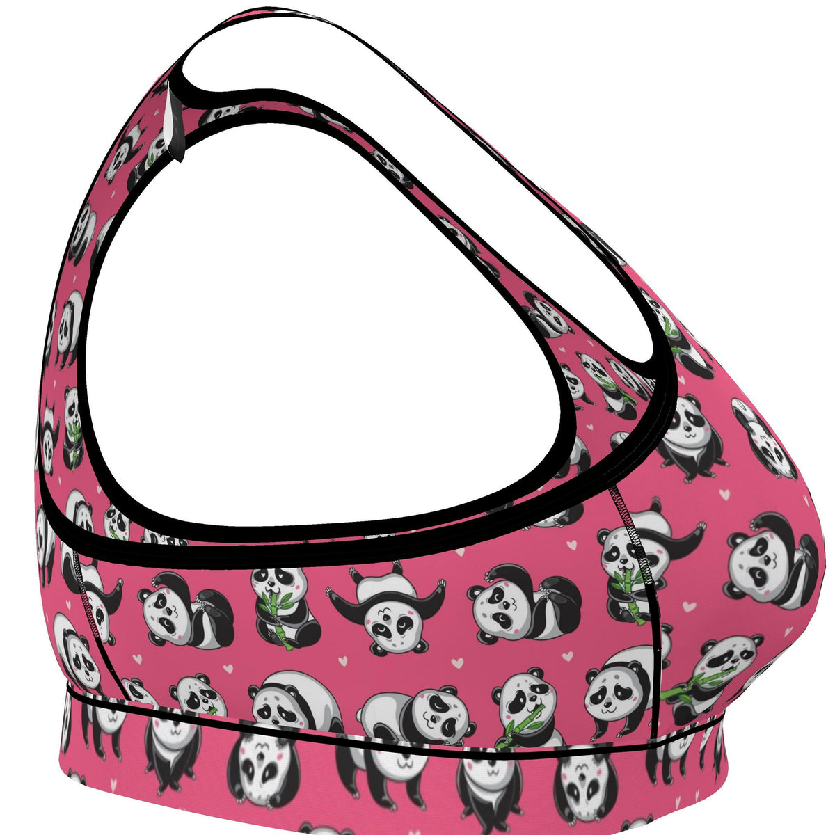 Silly Pandas Sports Bra | 2XS-7XL