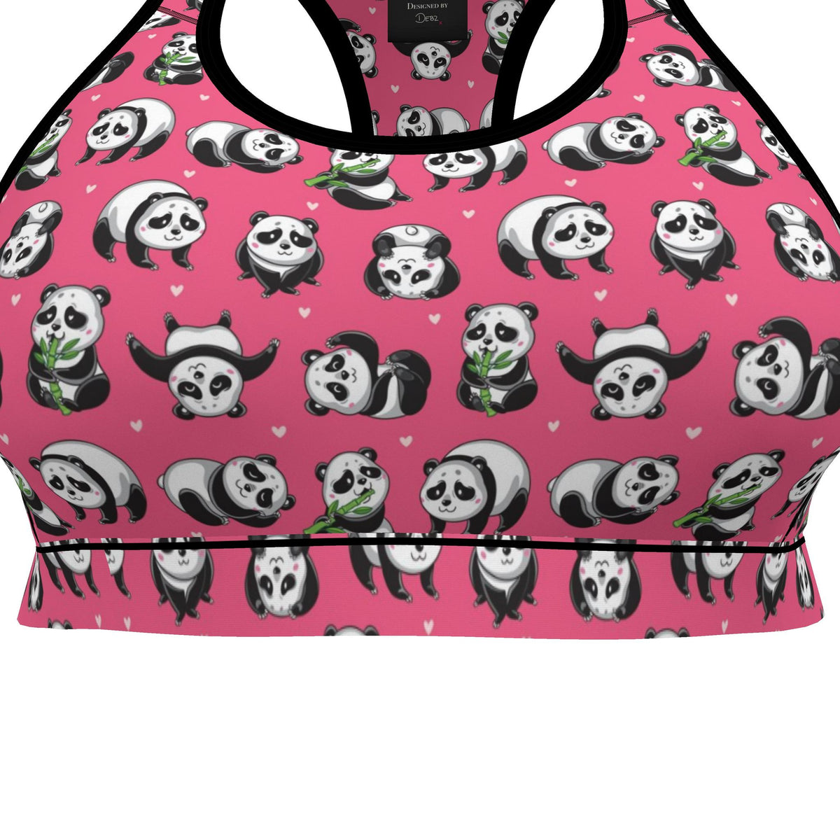 Silly Pandas Sports Bra | 2XS-7XL