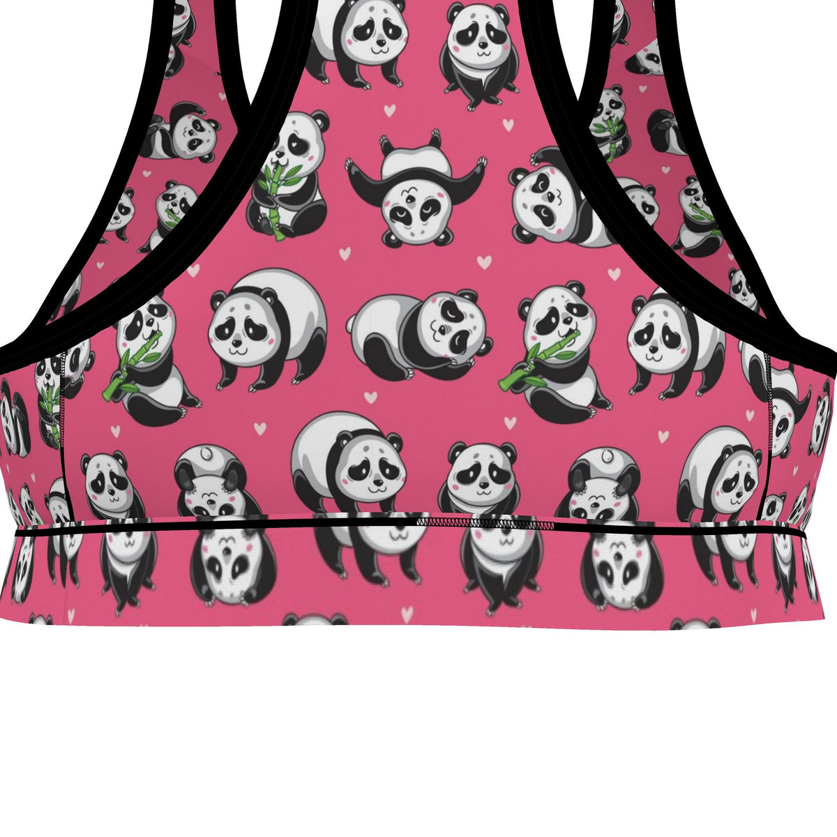 Silly Pandas Sports Bra | 2XS-7XL