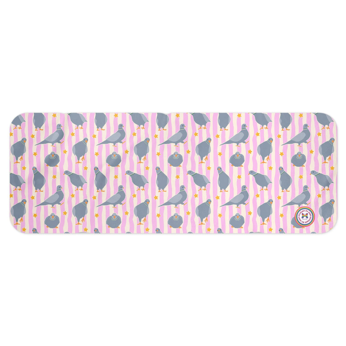 Pink Pigeon Party Blanket Scarf | Made in the UK