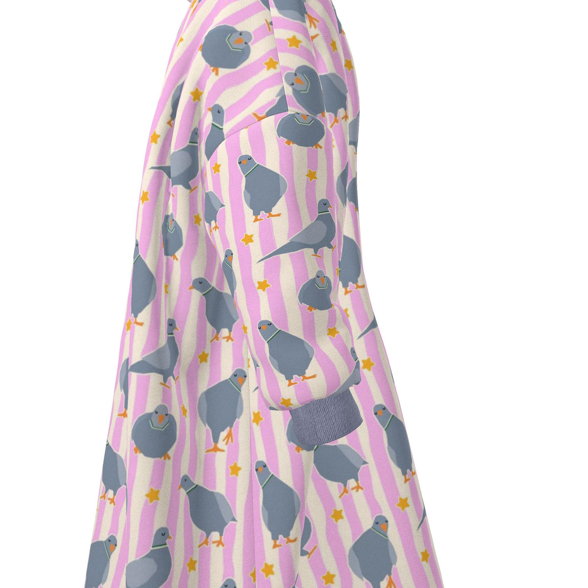 Waterproof Dry Changing Robe | Pink Pigeon Party | Child to Adult Sizes