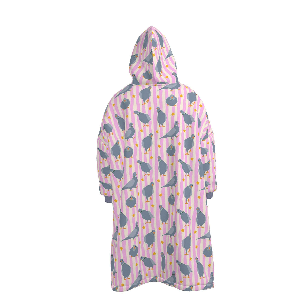 Waterproof Dry Changing Robe | Pink Pigeon Party | Child to Adult Sizes