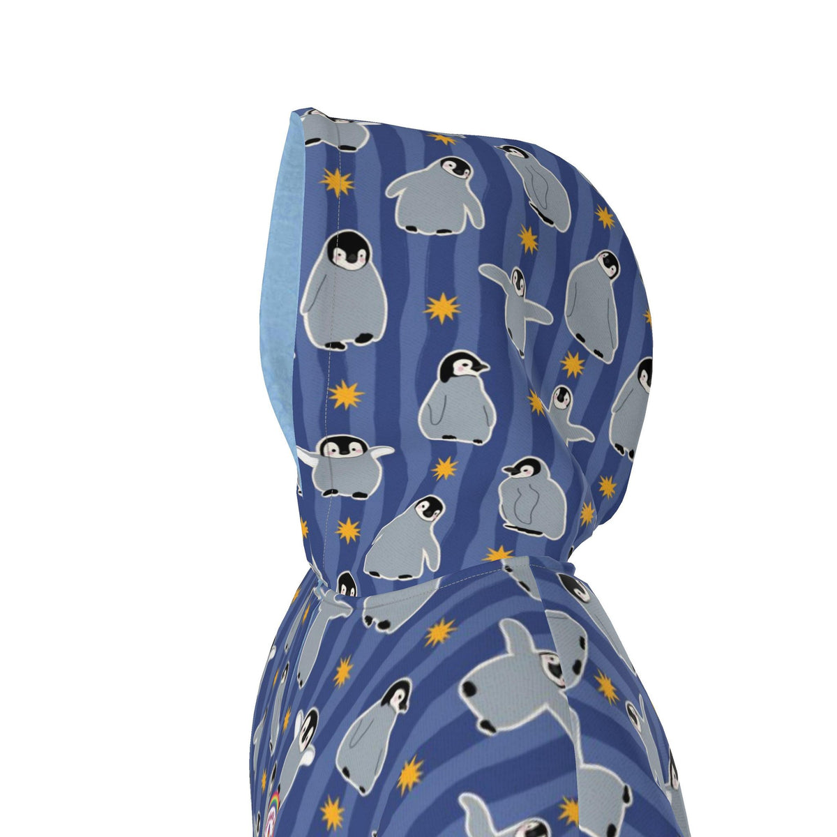 Waterproof Dry Changing Robe | Blue Penguin Party