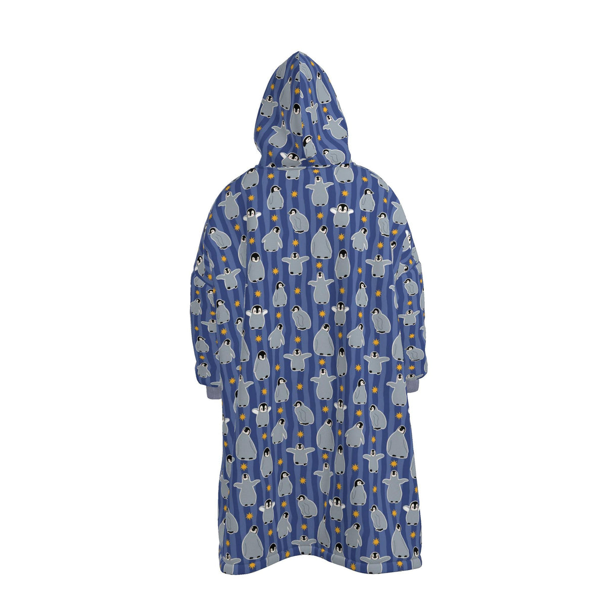 Waterproof Dry Changing Robe | Blue Penguin Party