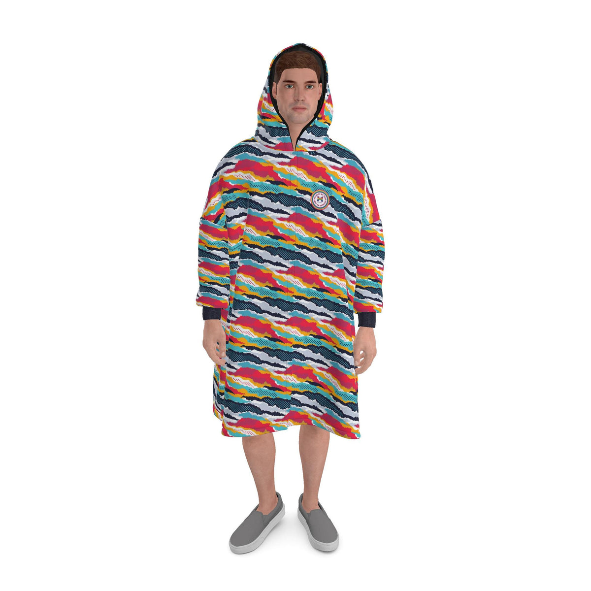 Waterproof Dry Changing Robe | Abstract sky