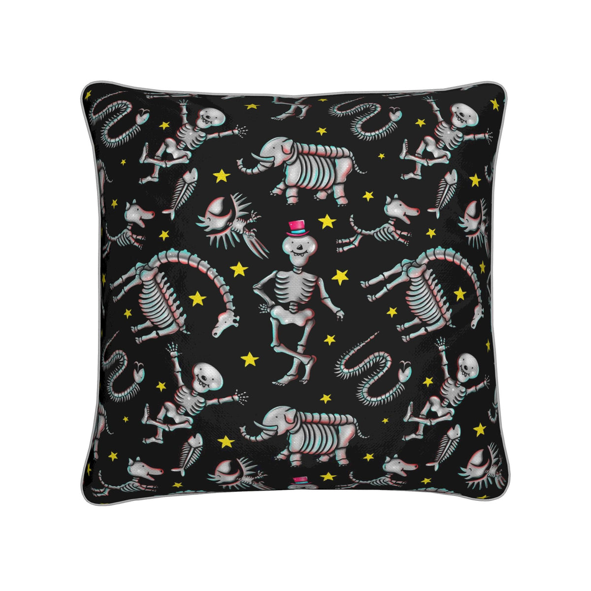 Funny Skeletons Cushion - Made to Order