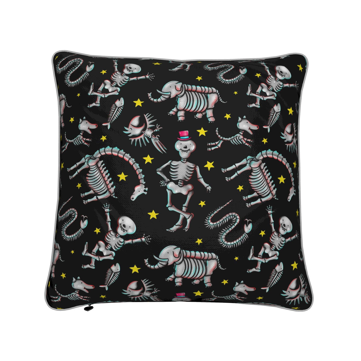 Funny Skeletons Cushion - Made to Order