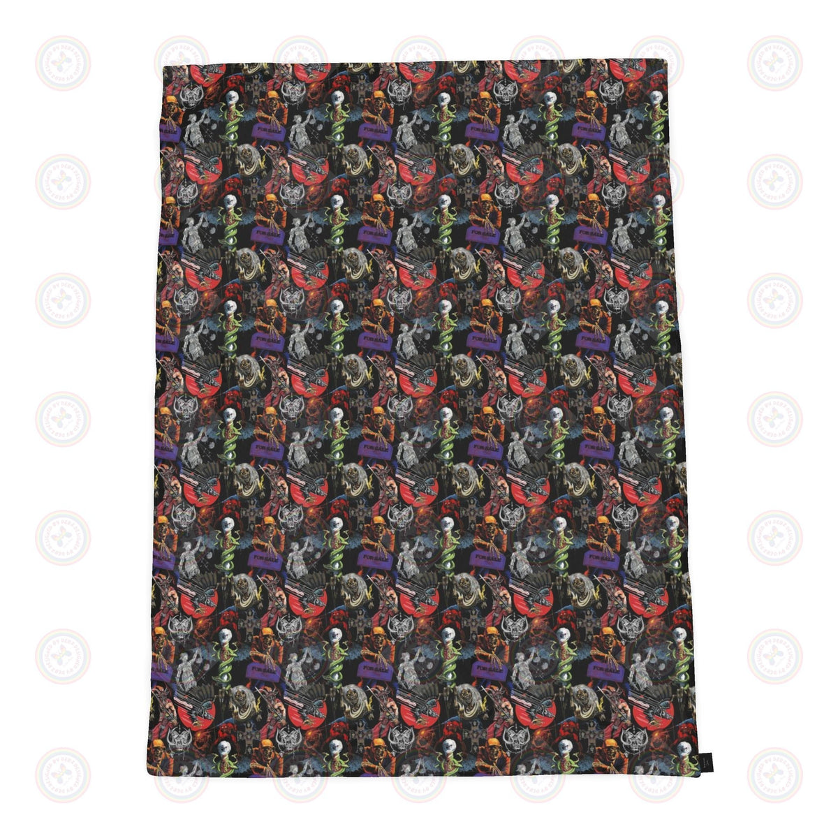 Heavy Metal Monsters of Rock Throw Blanket