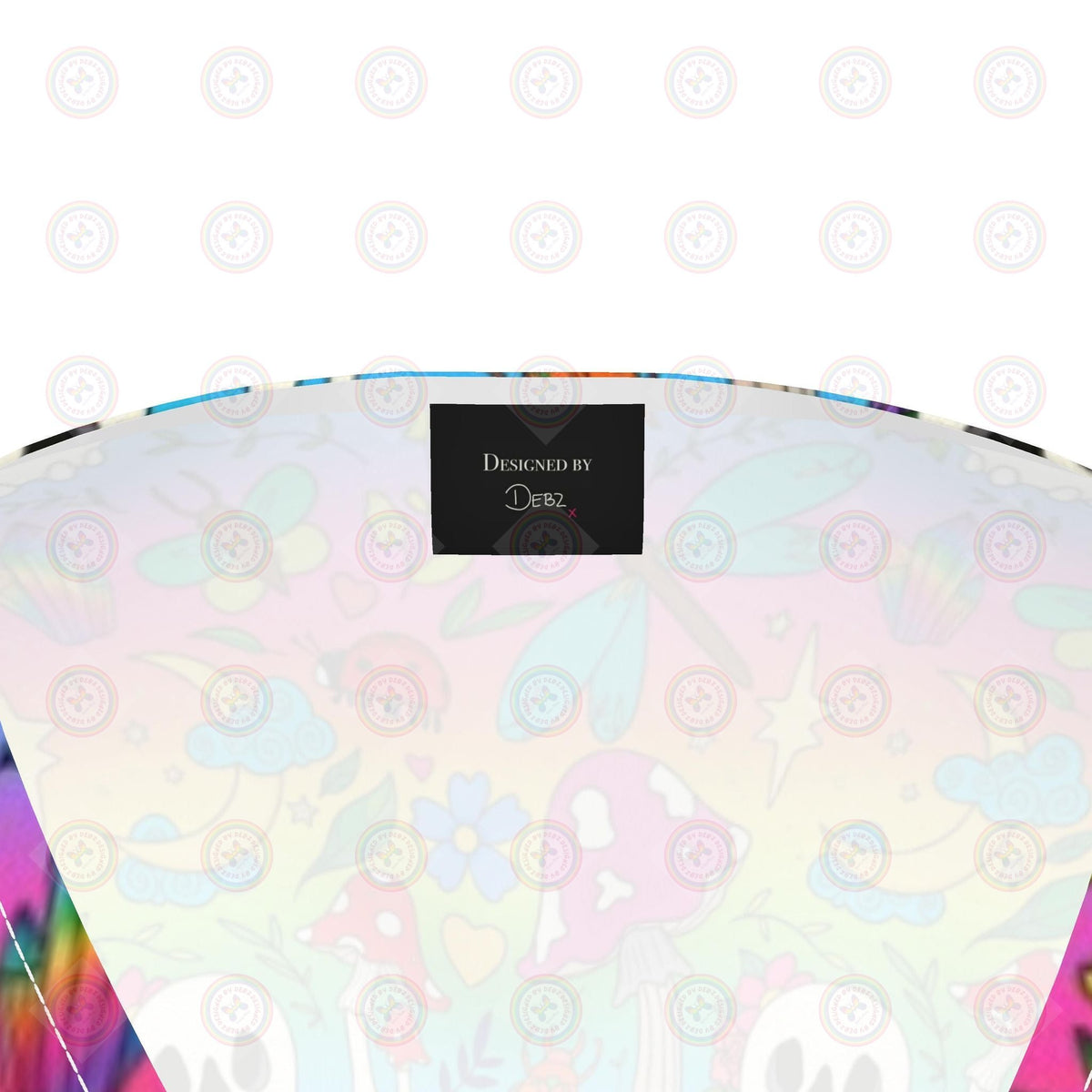 Bright Spring Rainbow Wrap Dress UK 4 -26