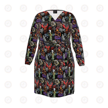 Heavy Metal Monsters of Rock Wrap Dress UK 4 -26