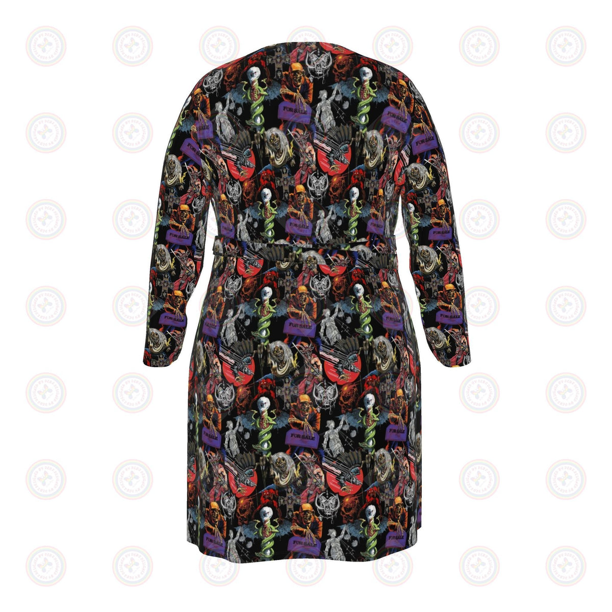 Heavy Metal Monsters of Rock Wrap Dress UK 4 -26