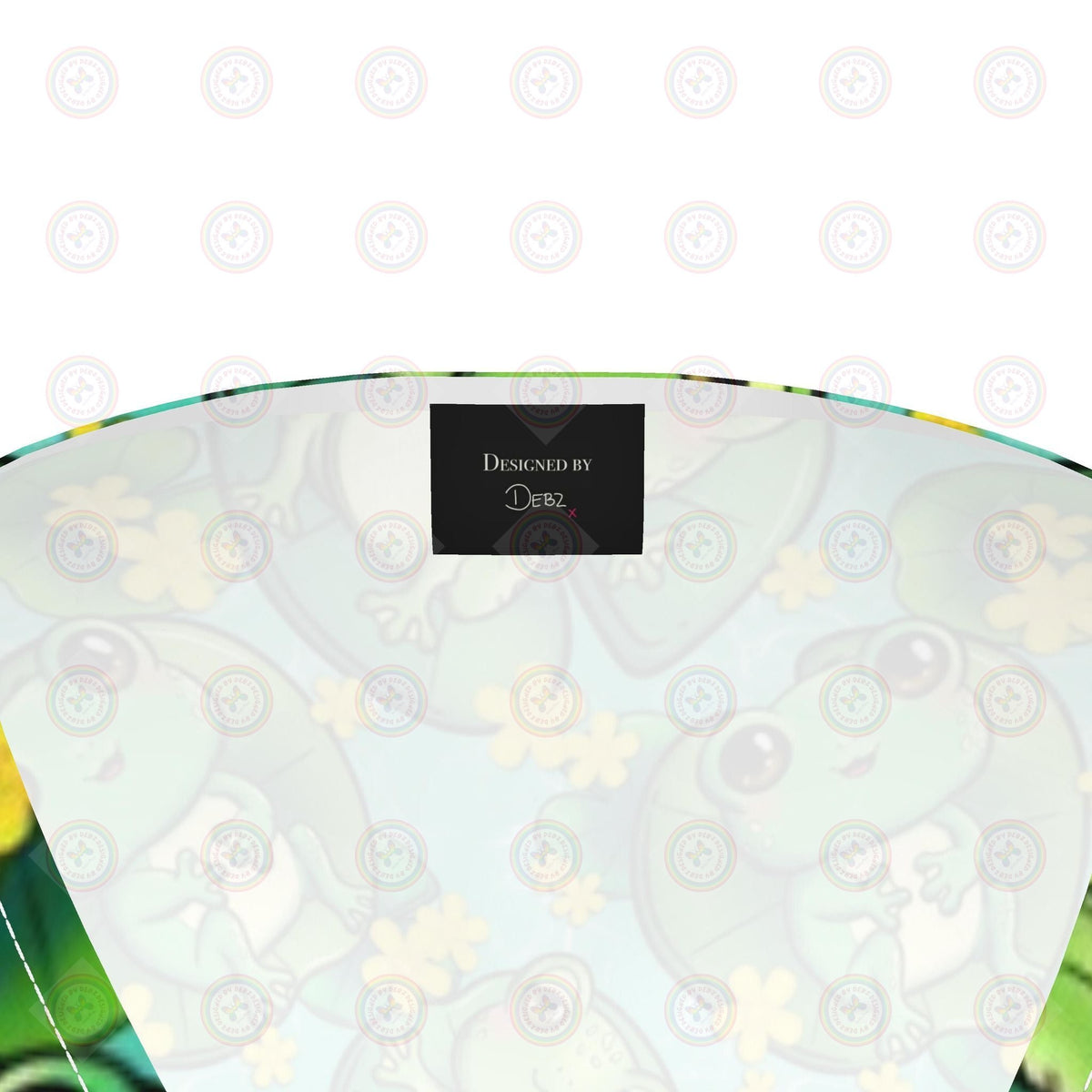 Happy frogs on Lily pads Wrap Dress UK 4 -26