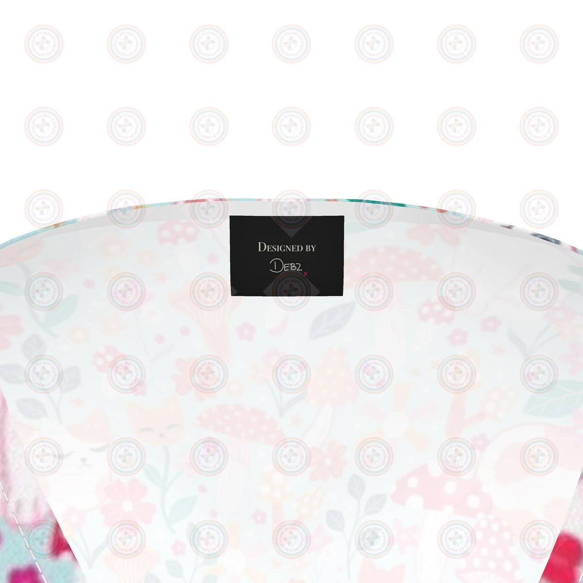 Cats and Mushrooms Wrap Dress UK 4 -26