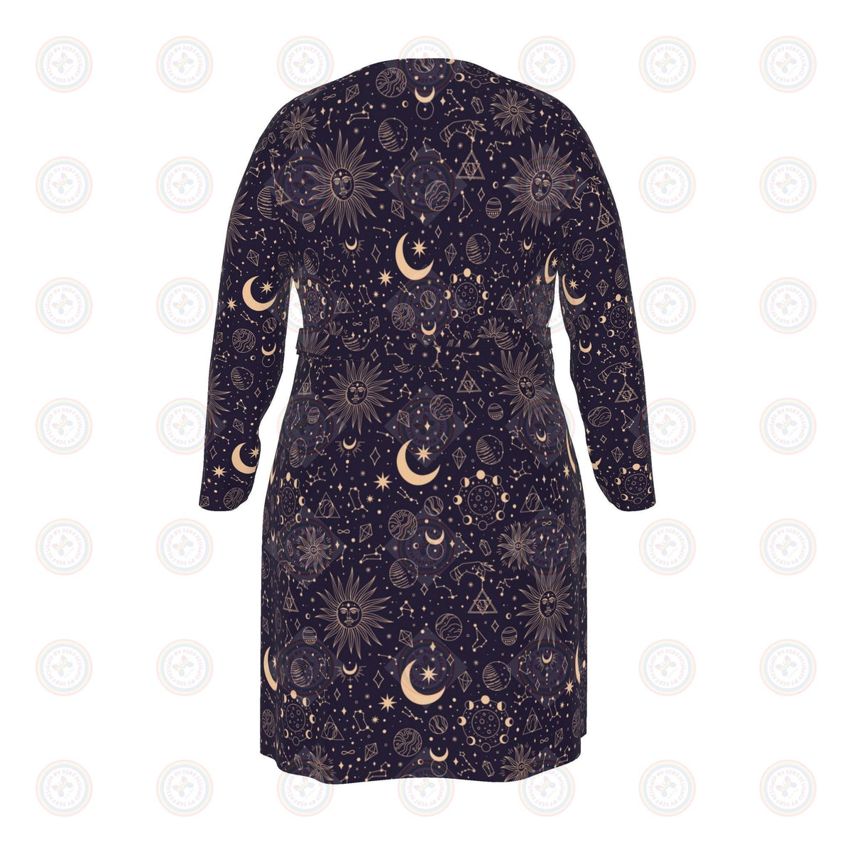 Celestial Beauties Wrap Dress UK 4 -26