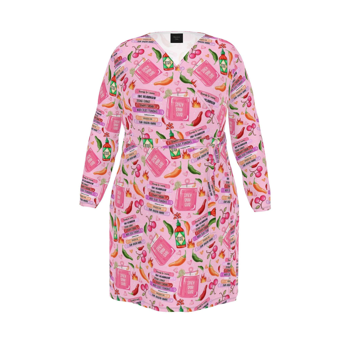 Spicy Book Club Wrap Dress UK 4 -26