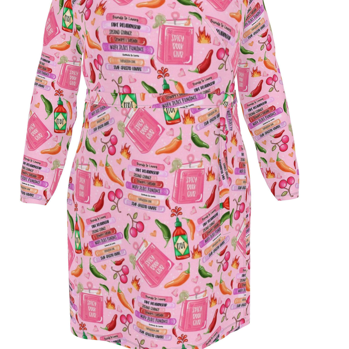 Spicy Book Club Wrap Dress UK 4 -26