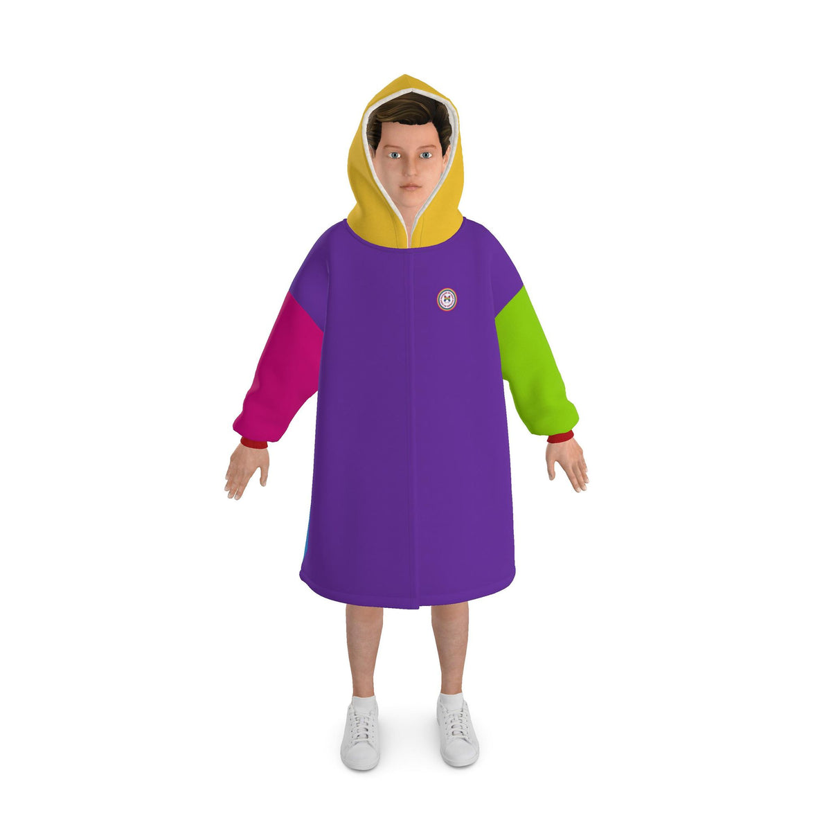 Block Party Version 1 | Waterproof Dry Changing Robe | Adult and Kids
